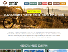 Tablet Screenshot of mountainbikingbc.ca